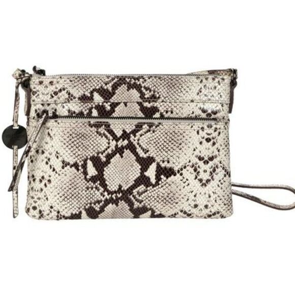 Margot Leather Snakeskin Crossbody or Shoulder bag - Picture 1 of 13
